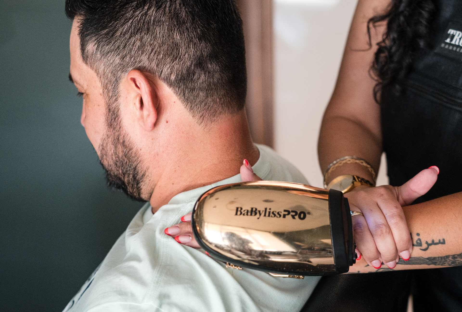 A scalp massage at Modern Chivalry